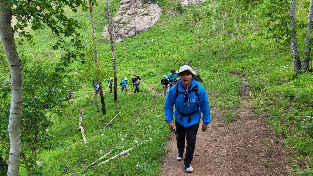 テレルジ国立公園・モンゴルオルレ（遊歩道）フラワーハイキングコースができています！