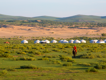 Mongol Nomadic Ger Camp